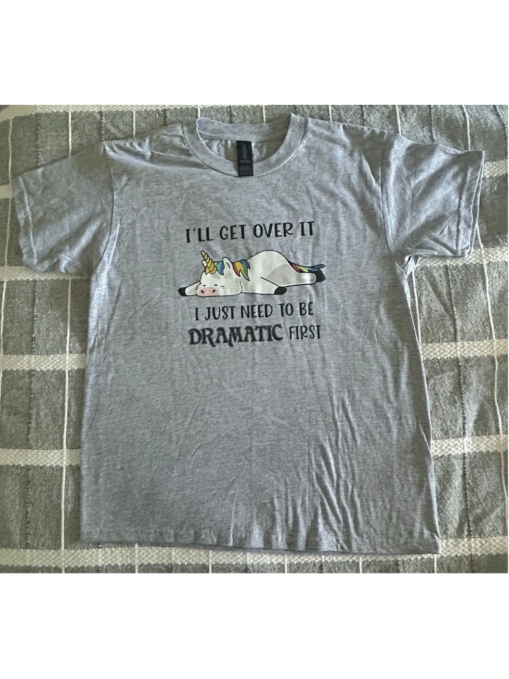 Youth Gildan Graphic Short Sleeve Tee Grey